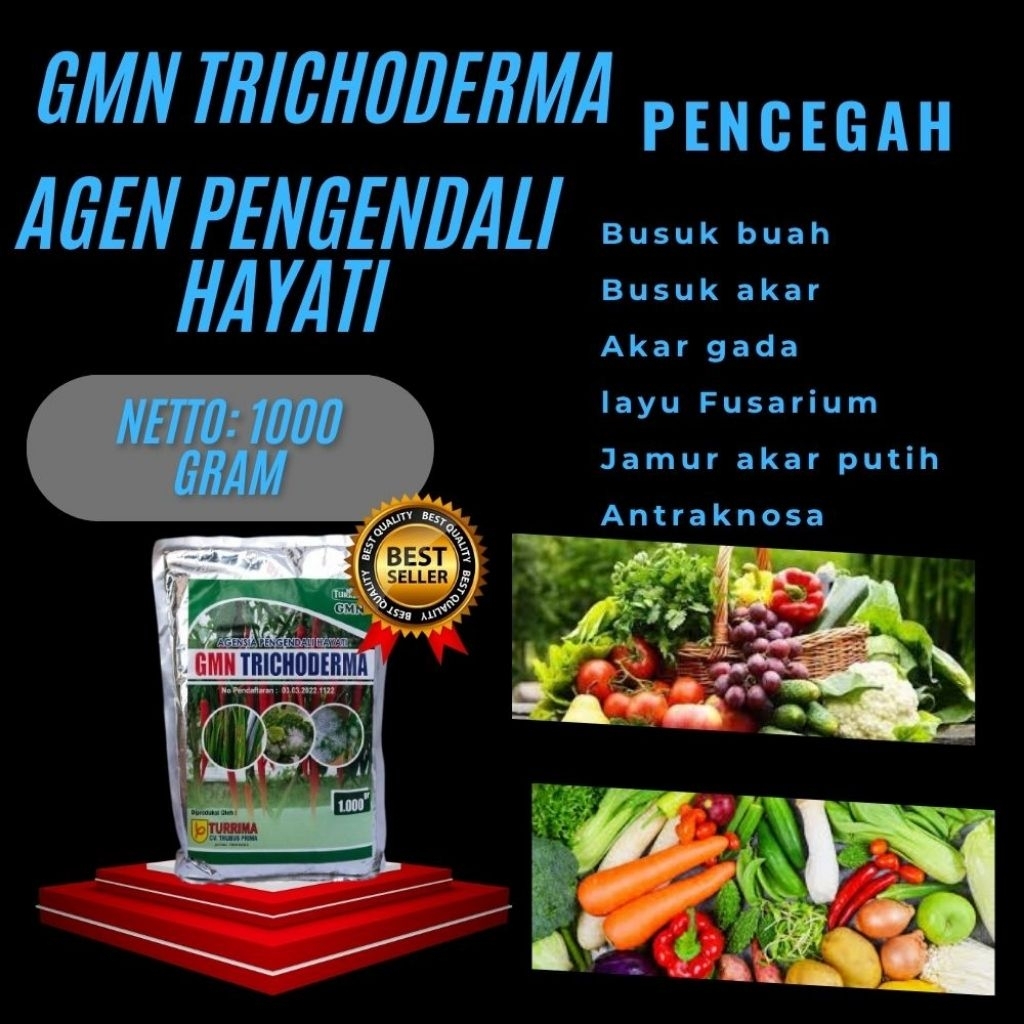 SOLUSI AMPUH  GMN GMN Trichoderma Anfush Untuk Cabe GMN GMN Trichoderma Bubuk Isi 1kg