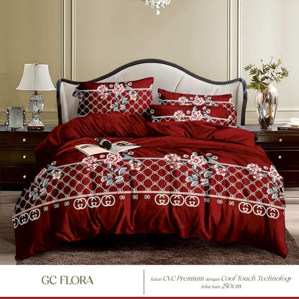 BEDCOVER SET - BEDCOVER KATUN STAR - BEDCOVER HOMEMADE - ISTANA SPREI DEPOK