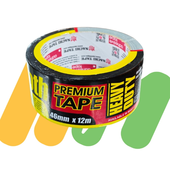 LAKBAN HITAM NACHI TAPE / PREMIUM TAPE HITAM / NACHI TAPE