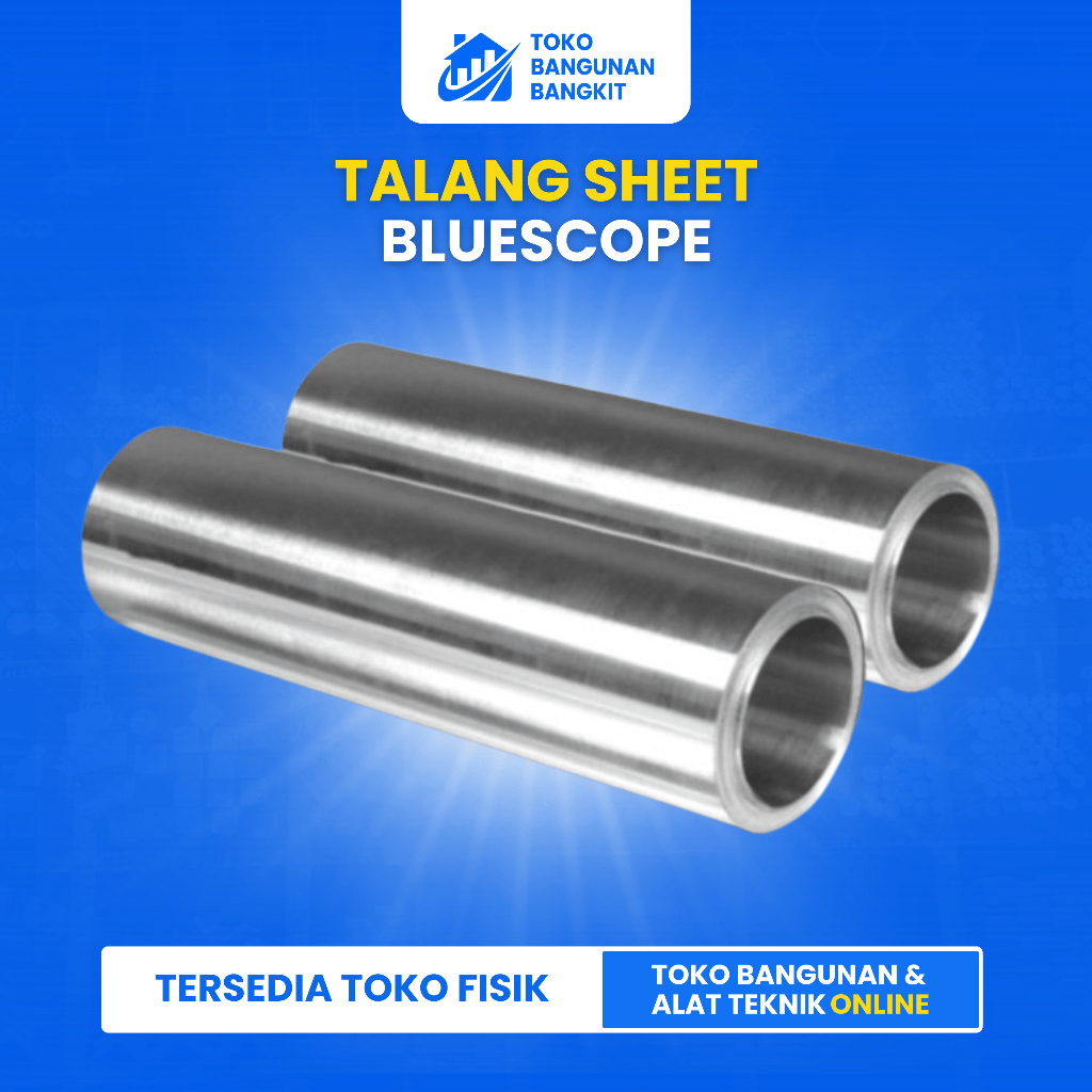 TALANG SHEET BLUESCOPE 0.5MM AZ150 / G330 LEBAR 90CM - BAHAN GALVALUM ANTI KARAT