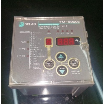 DELAB TM-9000S COMBINED OVER CURRENT & EART FAULT RELAY