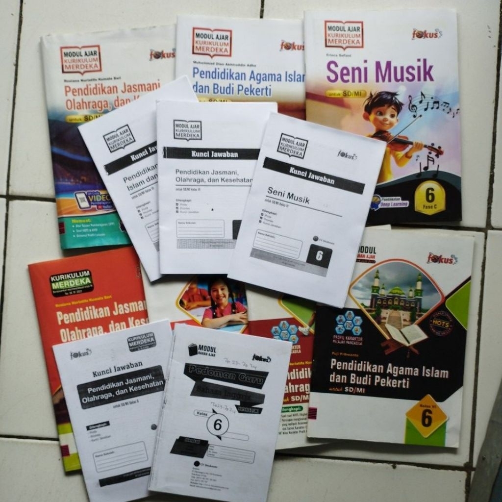 LKS KELAS 6 + KUNCI (SEBAGIAN) FOKUS