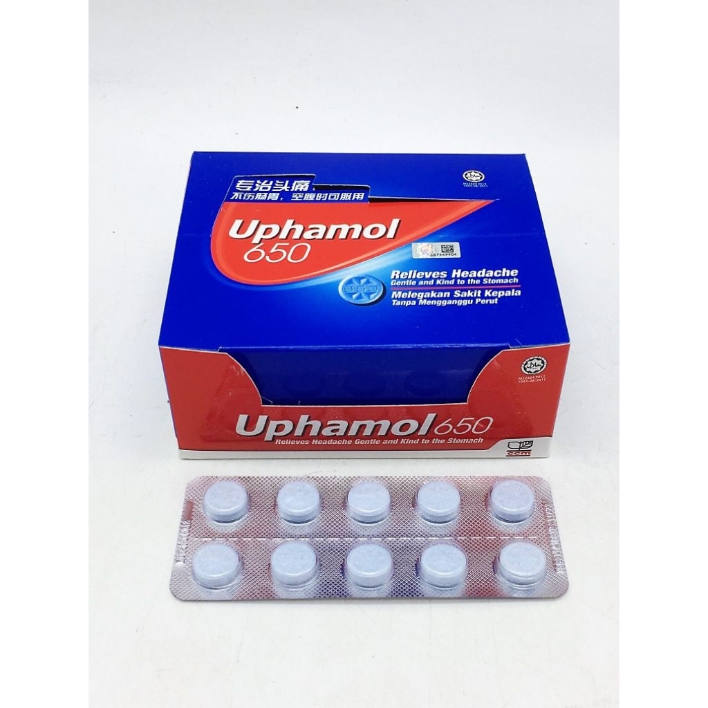 UPHAMOL 650MG MEREDAKAN SAKIT KEPALA AMAN DI LAMBUNG