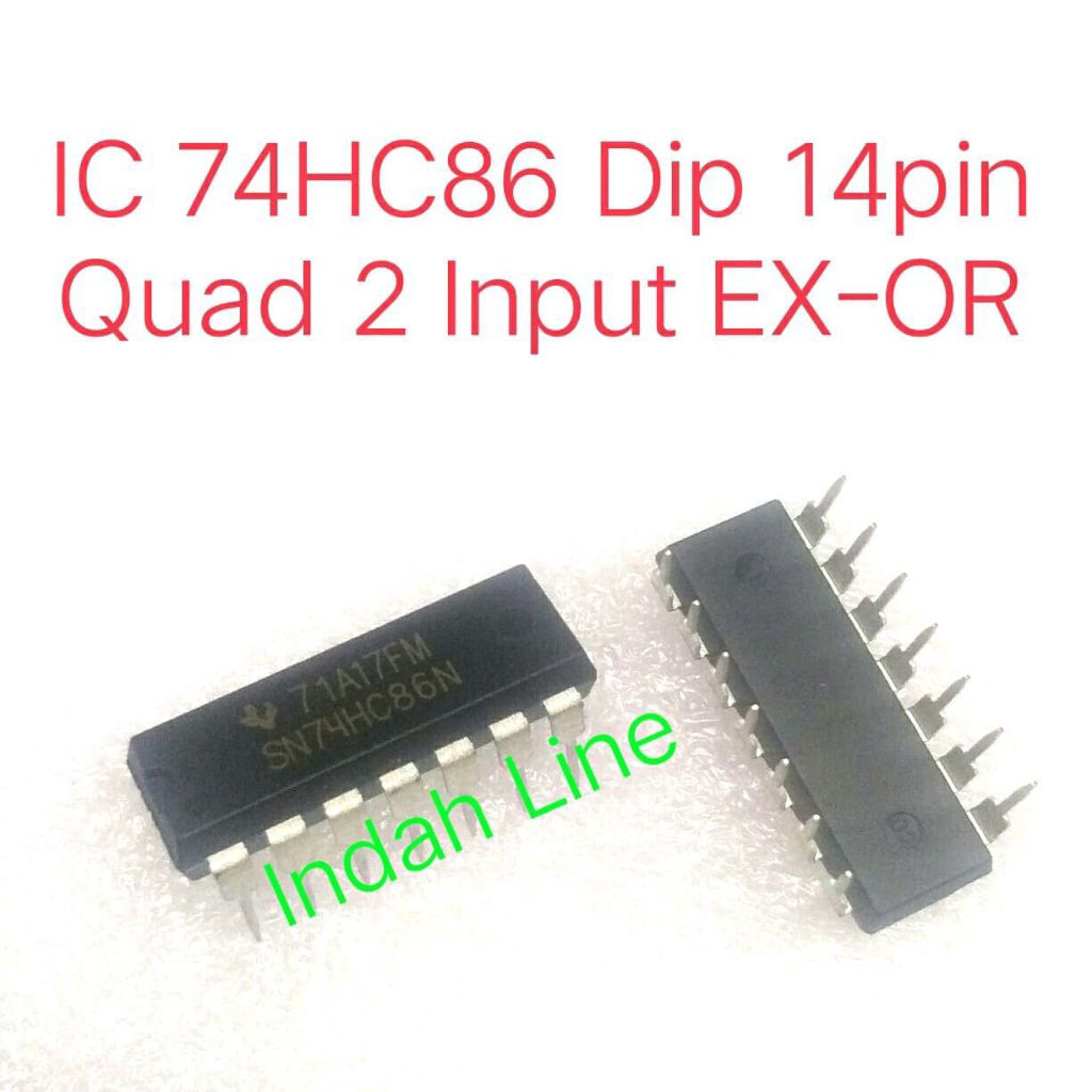 IC 74HC86 SN74HC86N HD74HC86P Quad 2 Input EX-OR