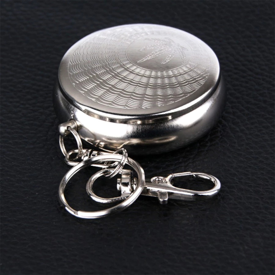 Asbak Gantung Unik Gantungan Kunci Asbak Portable Stainless