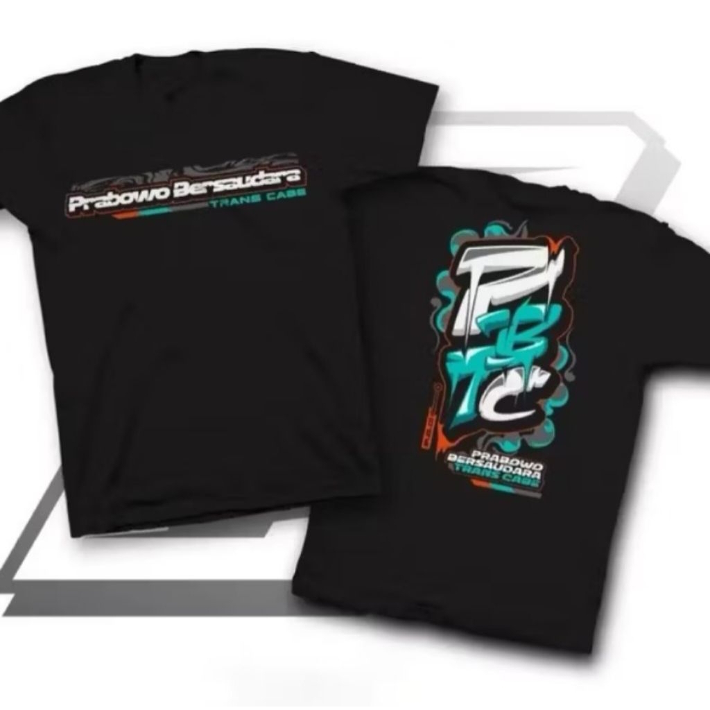 Kaos Pbtc Prabowo Bersaudara Trans Cabe / Baju Distro Pria Wanita Katun Combed 24a