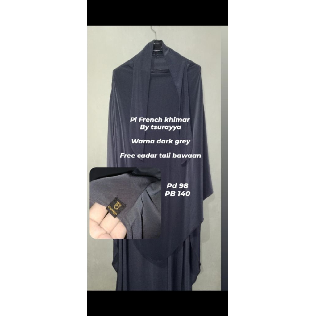 PL French khimar by tsurayya