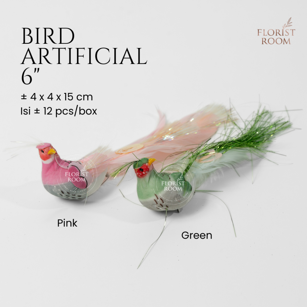 Bird Aritficaial 0021220 - Burung Palsu - Hiasan - Dekorasi - Pajangan