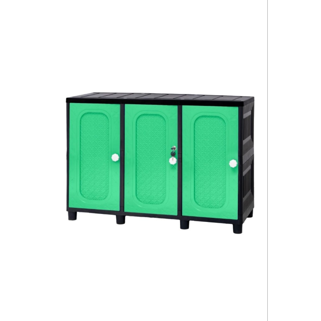 Lemari Meja TV TRM L1 NON KACA Kunciwarna:Putih RaminJati Hijau PinkUngu