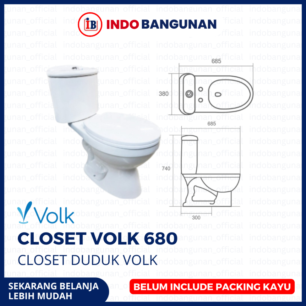 CLOSED / KLOSET DUDUK VOLK SCILIA 680