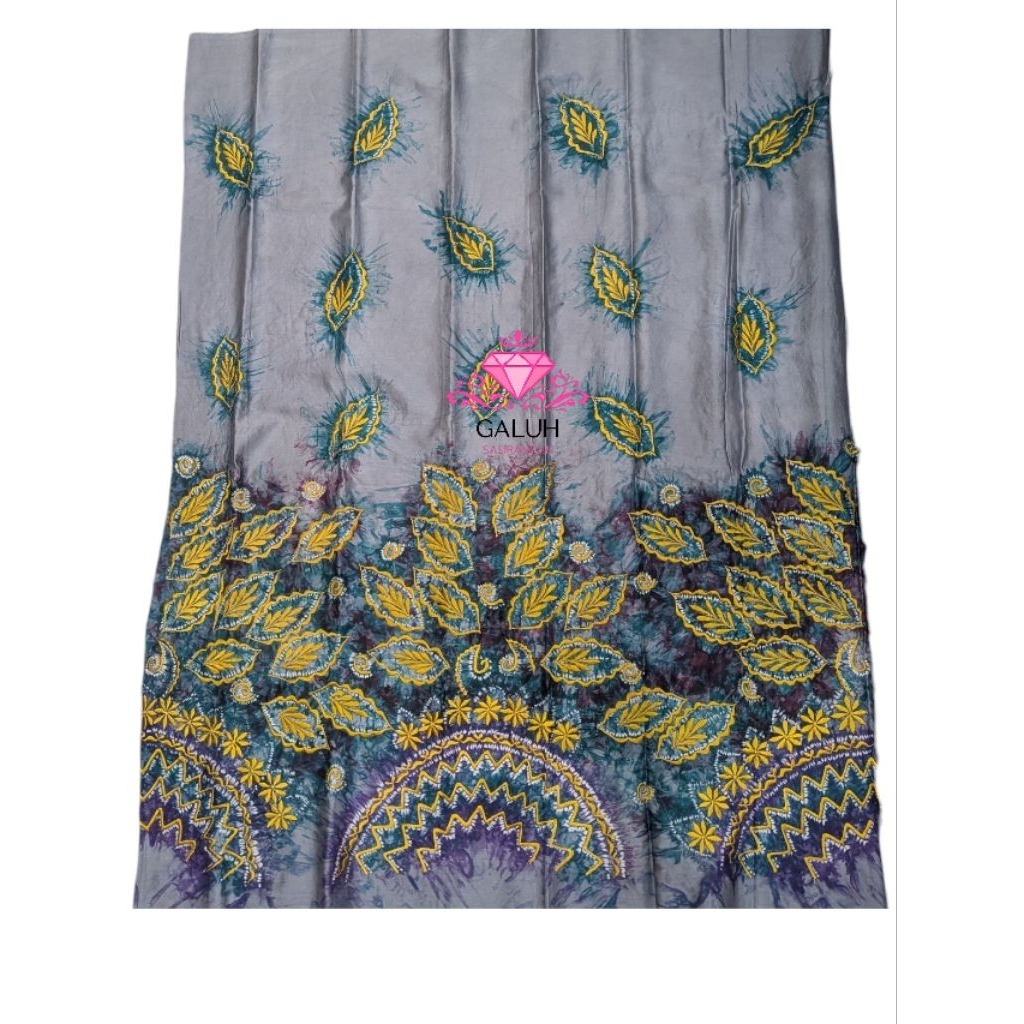 Kain Sasirangan Khas Banjar - Katun Sutra Bordir - Handmade Asli Kalimantan Selatan