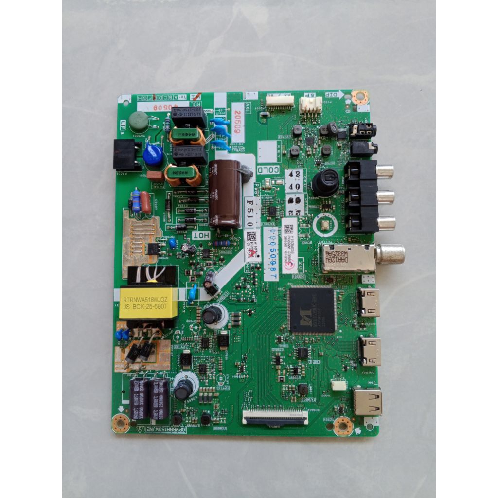 Mainboard MB Tv Original Sharp 2T-C32DD1I 2T-C32DC1I C32DD1I C32DC1I 32DD1I 32DC1I