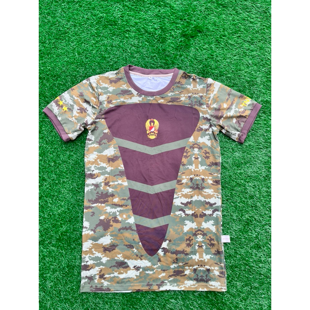 kaos kasad loreng tni