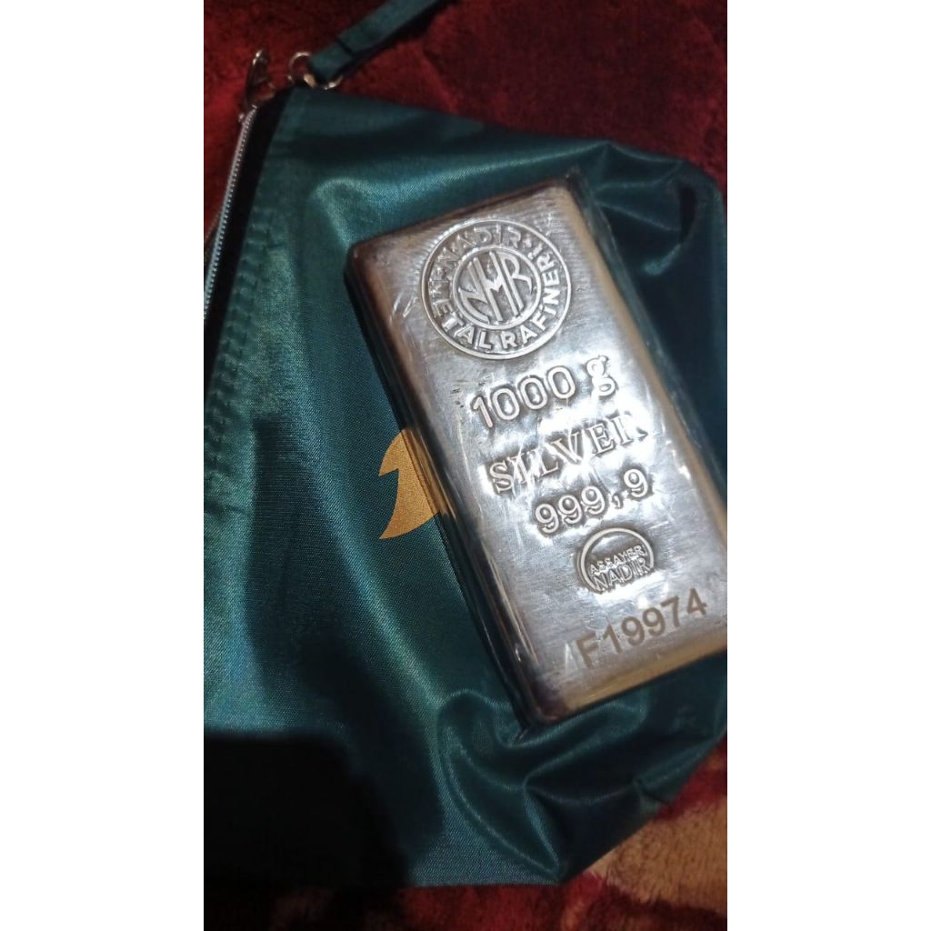 Silver Nadir Batangan 1000 gram