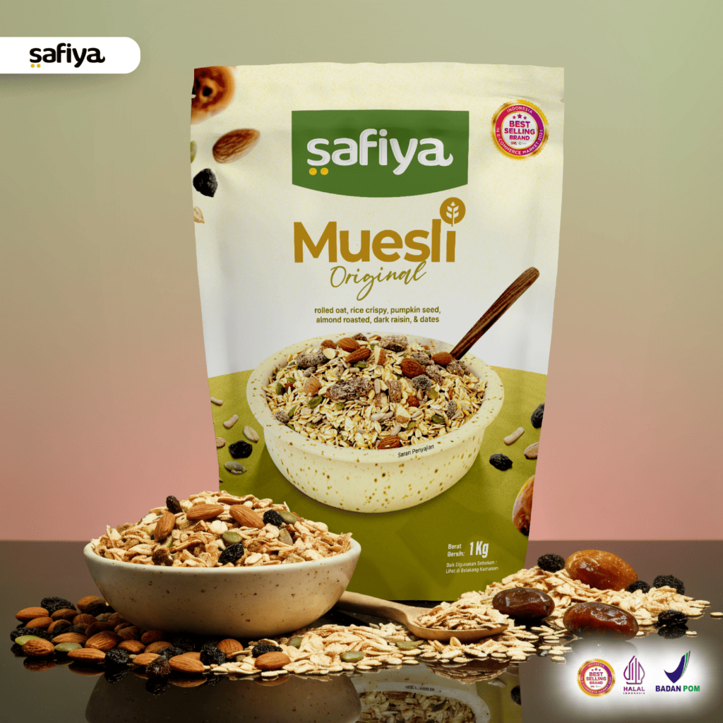 Safiya Muesli Fruit & Seed 1 Kg Original Sereal Diet