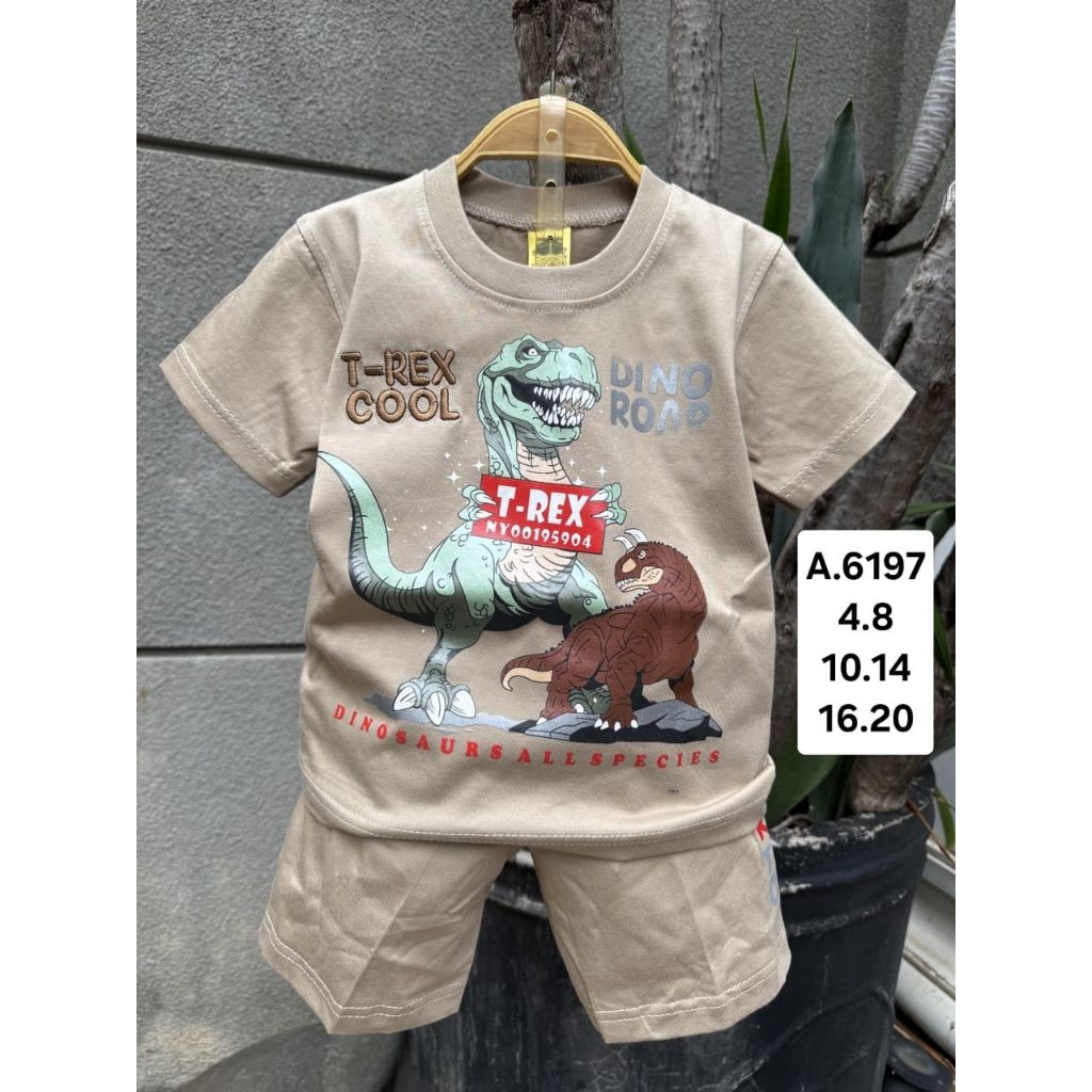 STELAN ANAK MERK LENGKONG JAYA MOTIF T-REX COOL