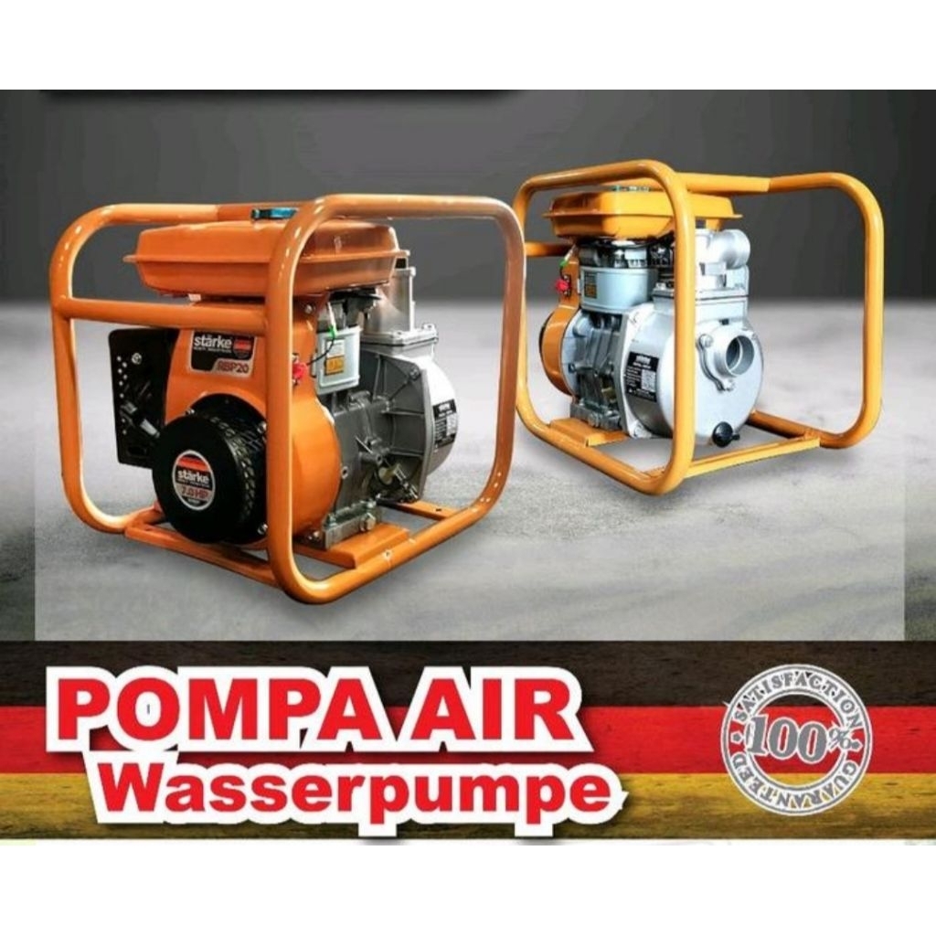 Waterpump Starke 4 tak alkon pompa air 2"inc dan 3"inc Starke RBP 20 dan RBP 30