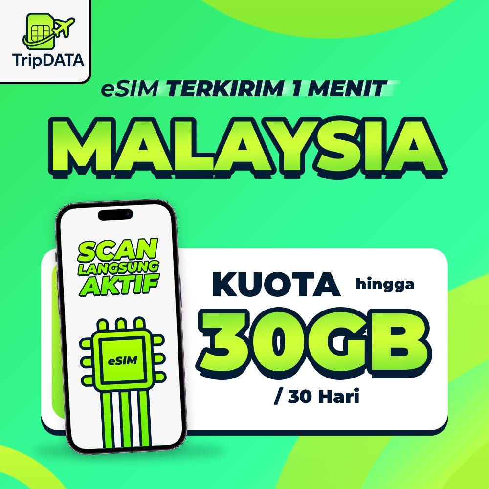 eSIM Malaysia Kuota Data Internet Roaming Travel | eSIM Malaysia Kuota Data Internet Travel Roaming 