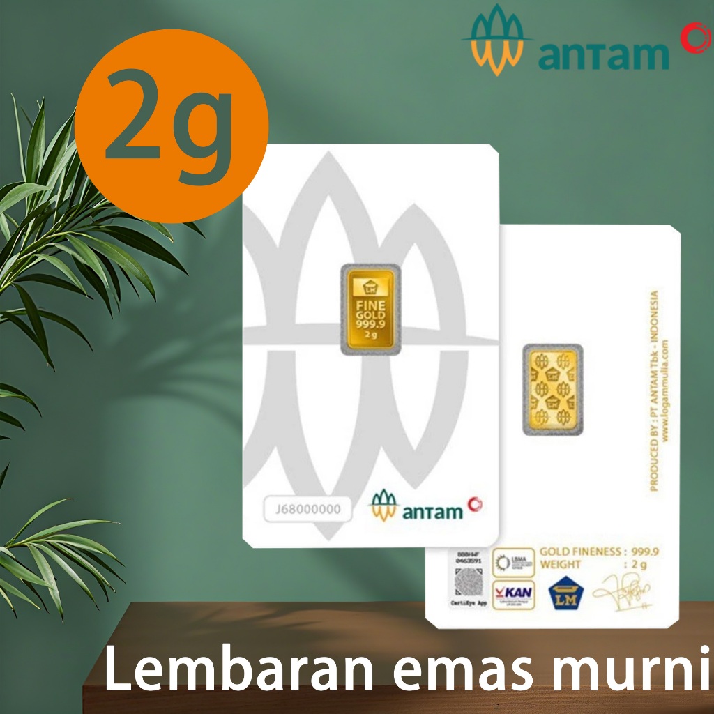 Logam Mulia Emas  2 gram Press Certieye / Retro Portrait Classic