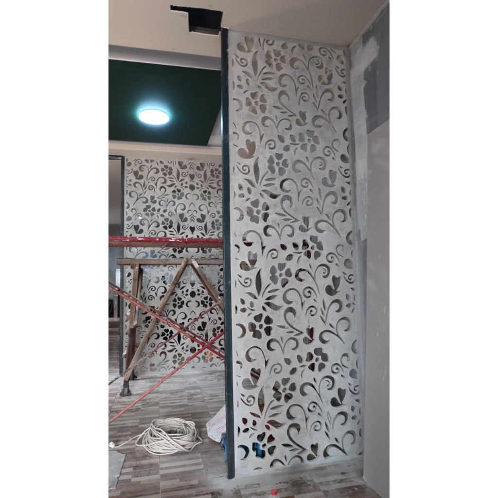 grc krawangan motif bunga