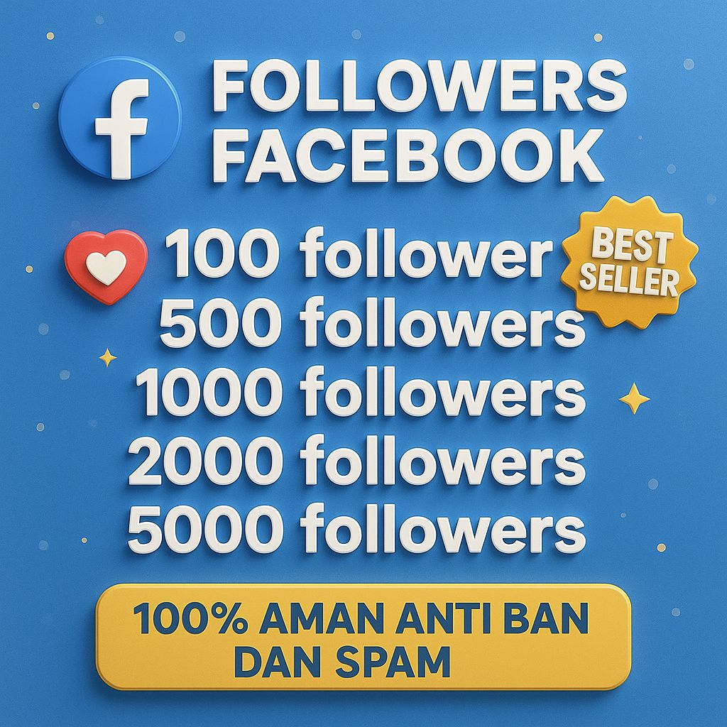 Followers Facebook Pengikut Facebook Profil/Fanspage Followers Real Akun Aktif