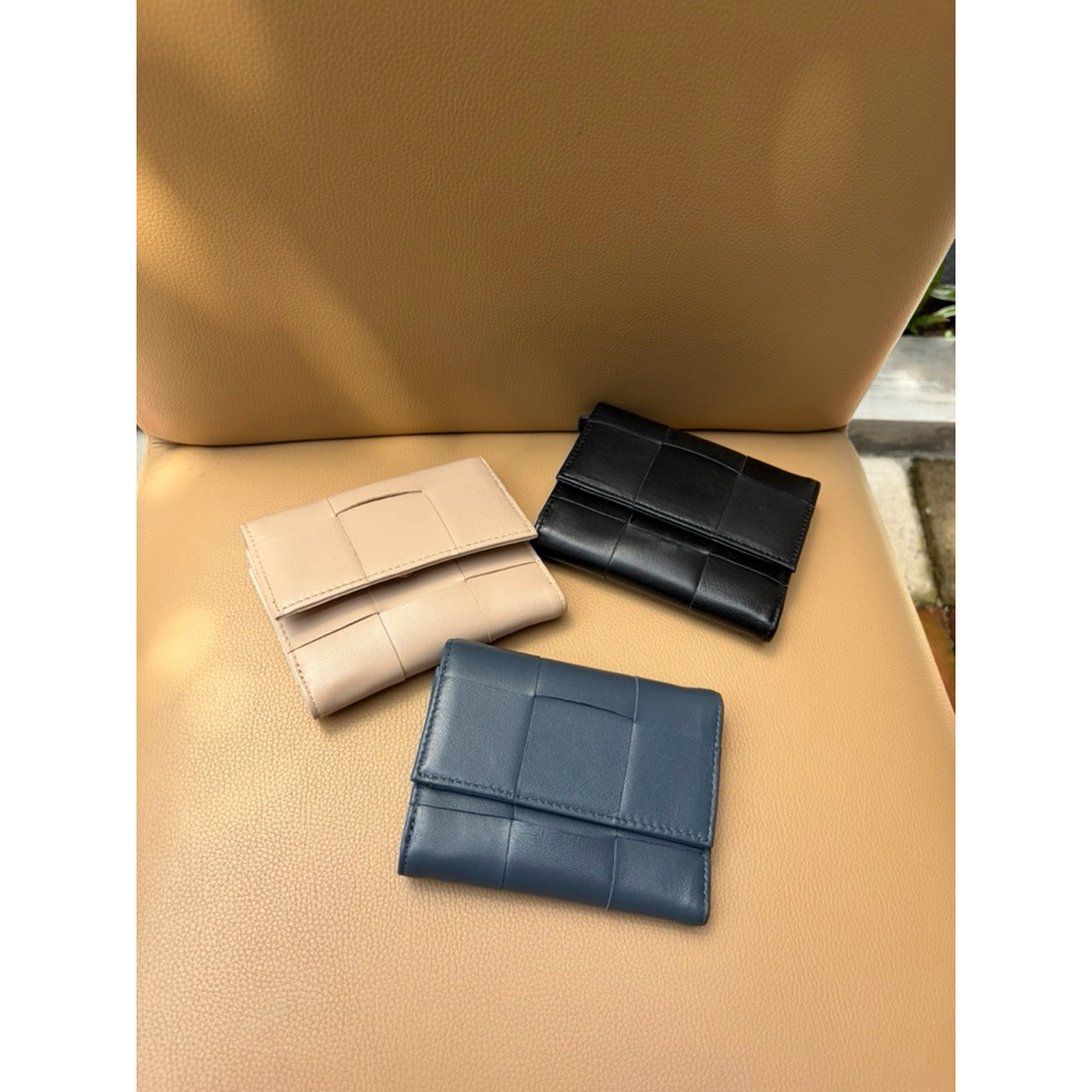 Dompet Kulit Asli (Lipat) Wanita-Boa (READY)