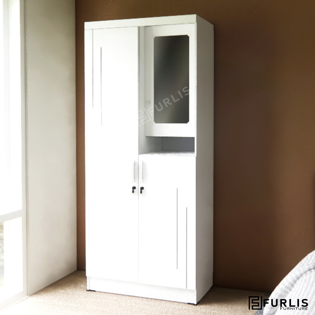 Lemari Baju 2 Pintu Kaca Lemari Pakaian Minimalis Lemari Baju Minimalis Lemari Serbaguna Lemari Susu