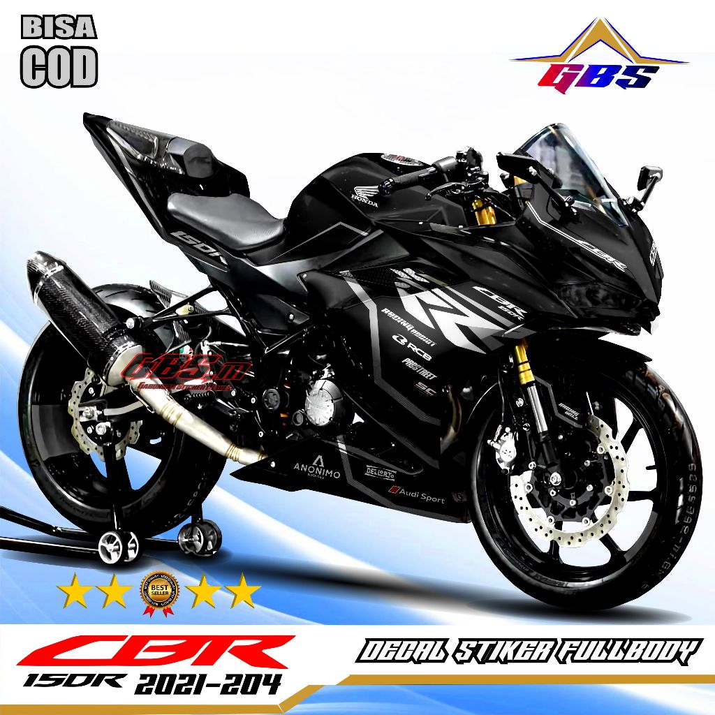 Decal Cbr 150r k45r - Stiker Variasi CBR 150R 2021 2022 2023 Fullbody - Striping CBR 150R Full body