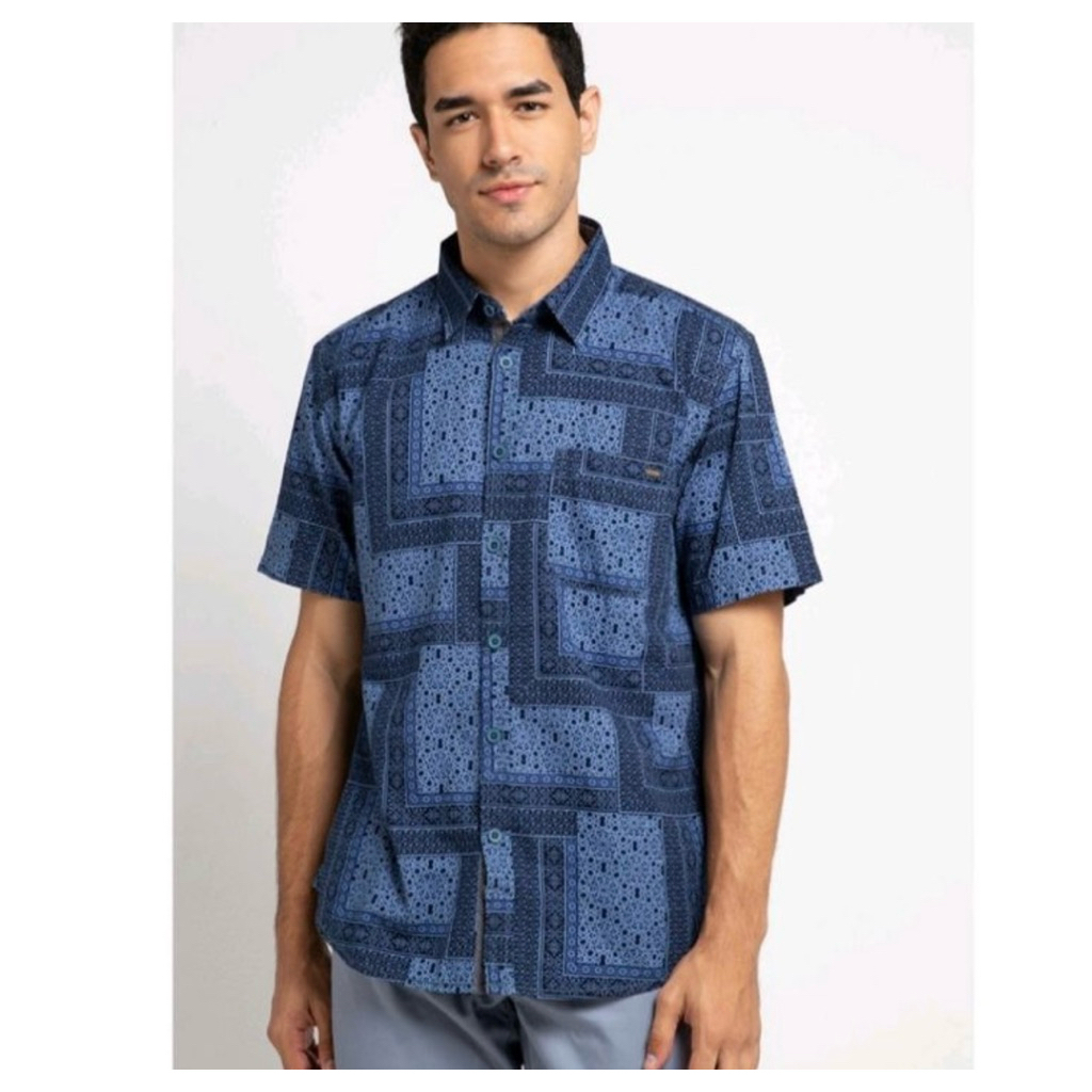 watchout kemeja pria lengan pendek