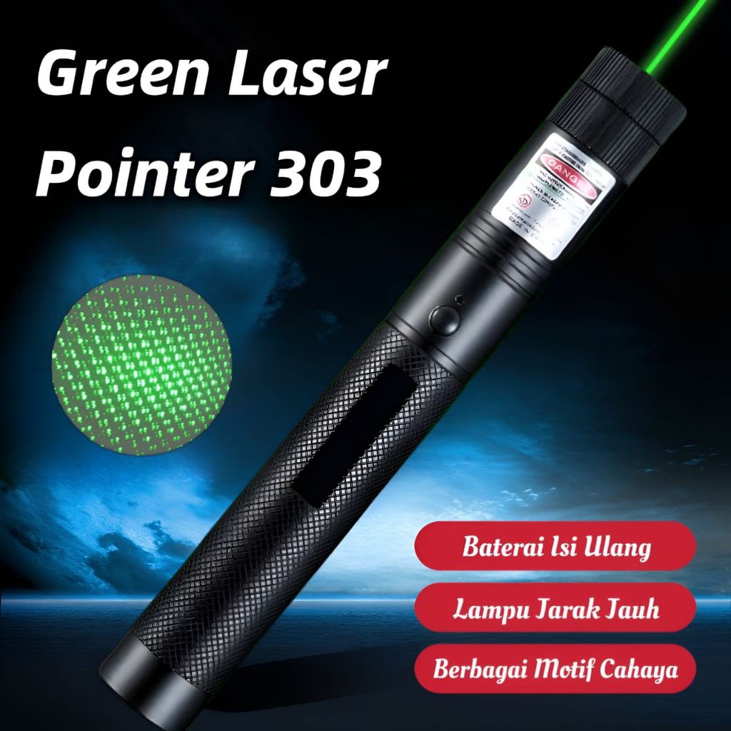 LASER 303 / LASER PRESENTASE / LASER HIJAU / GREEN LASER 303 • Supergiant •