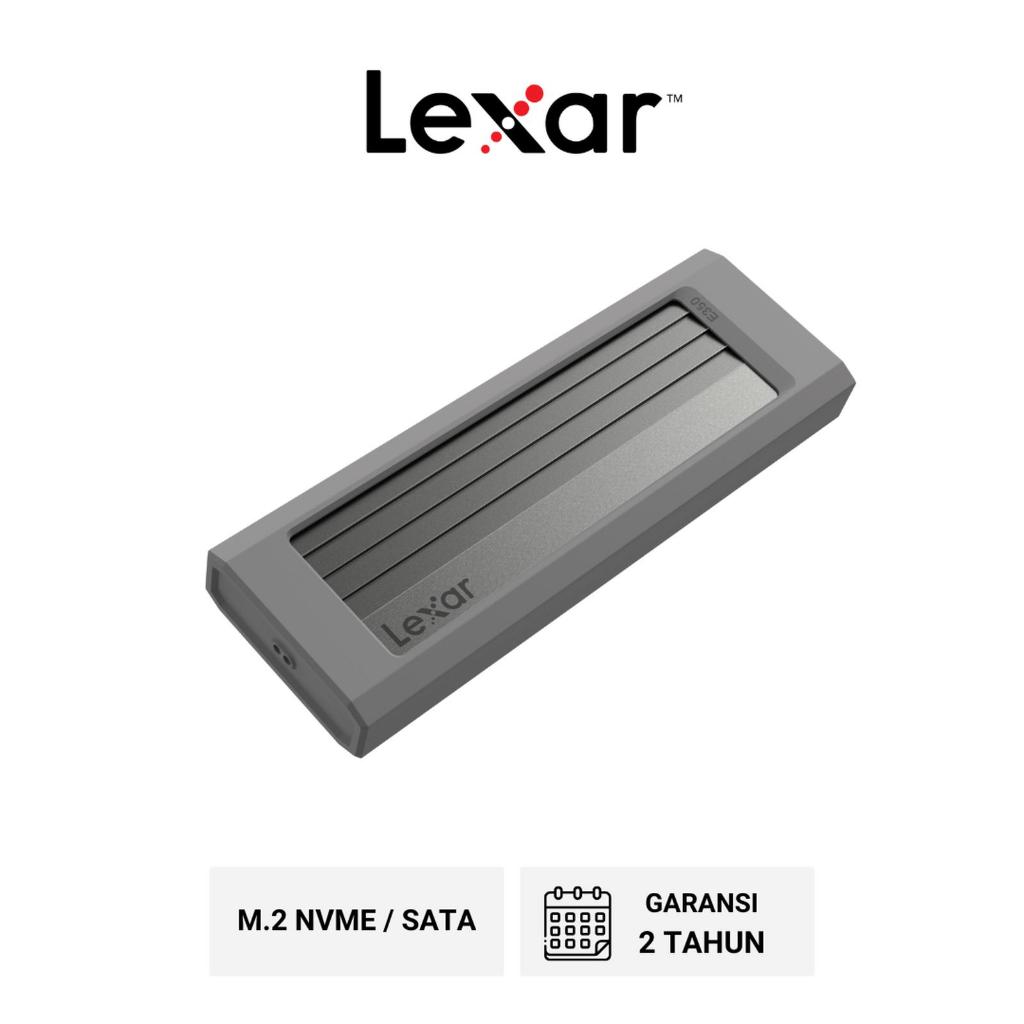 Lexar E350 SSD Enclosure M.2 NVMe / SATA SSD External Case USB 3.2 Gen2 Dual Protocol