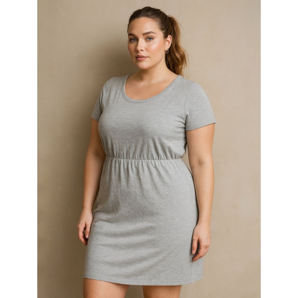 HOME DRESS AMAZON ESSENTIALS WOMENS SHORT SLEVE (LD 90-120)