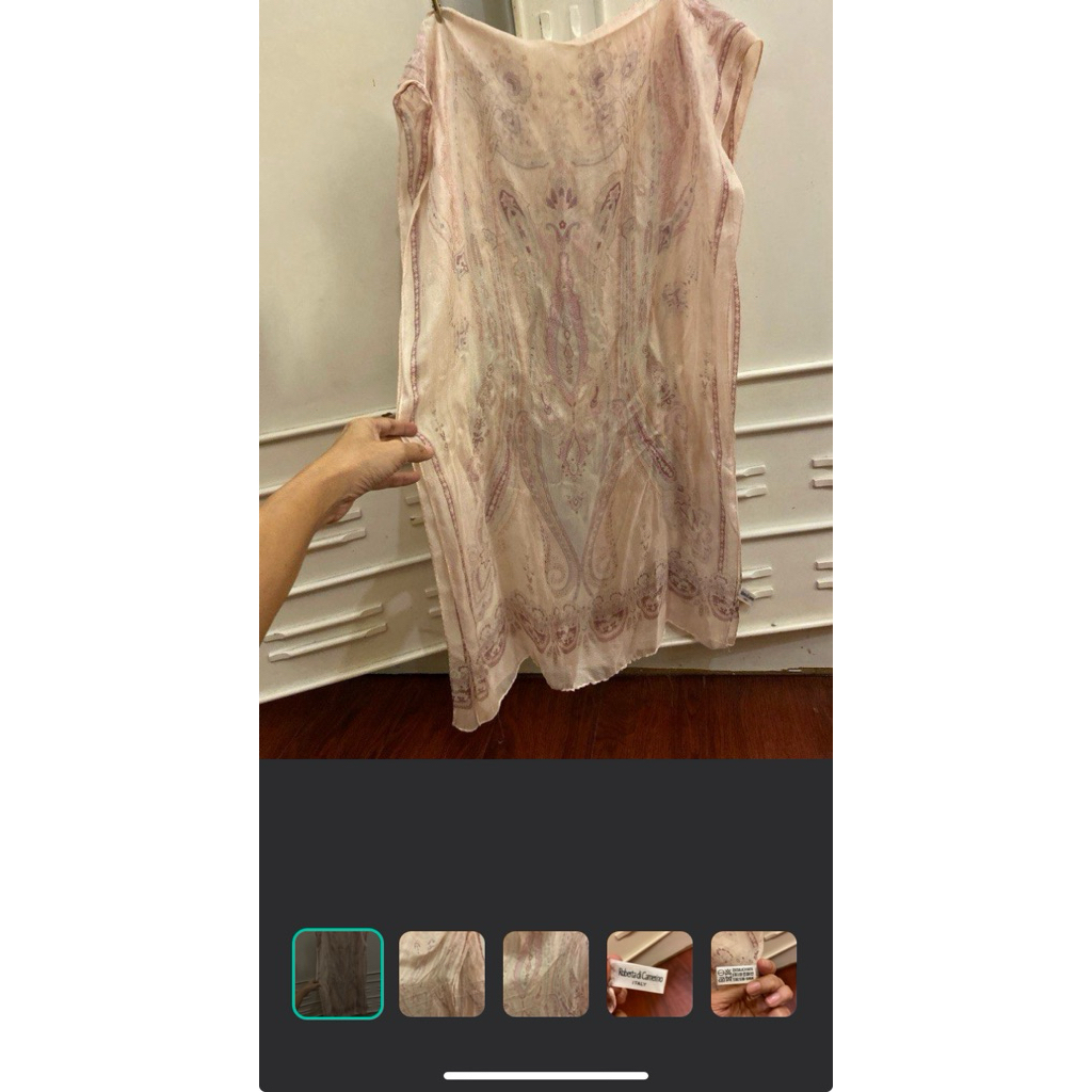 silk pashmina preloved