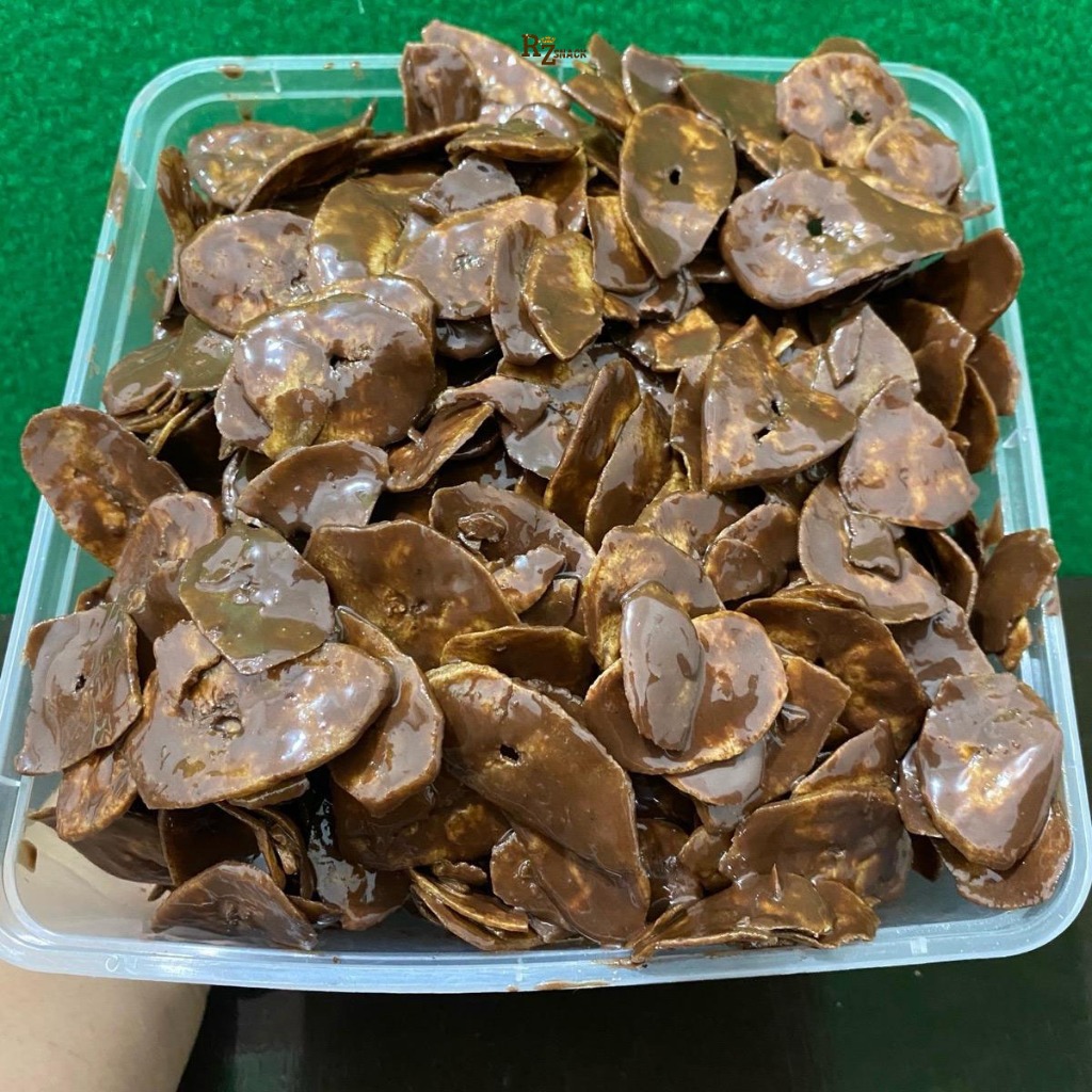 500gr Keripik Pisang Coklat Lumer Box 2000ml Camilan  Food Snack Kripik Cokelat