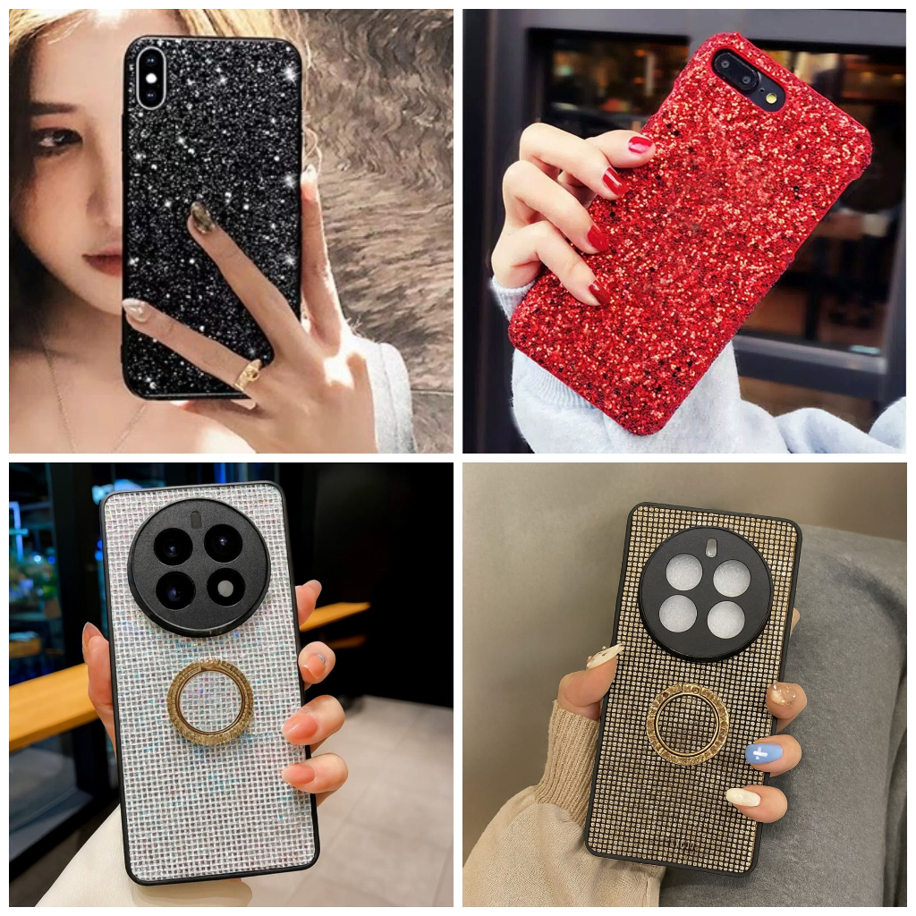 Casing Hp Glitter Case Oppo A55 A58 4G A58 5G A60 4G A71 A74 4G A76 4G A83 A91 A92