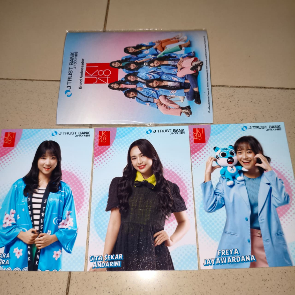 Photopack / PP Official JKT48 JTrust Bank | Freya Muthe Gita, Magnetic Sticker JTrust Bank JKT48
