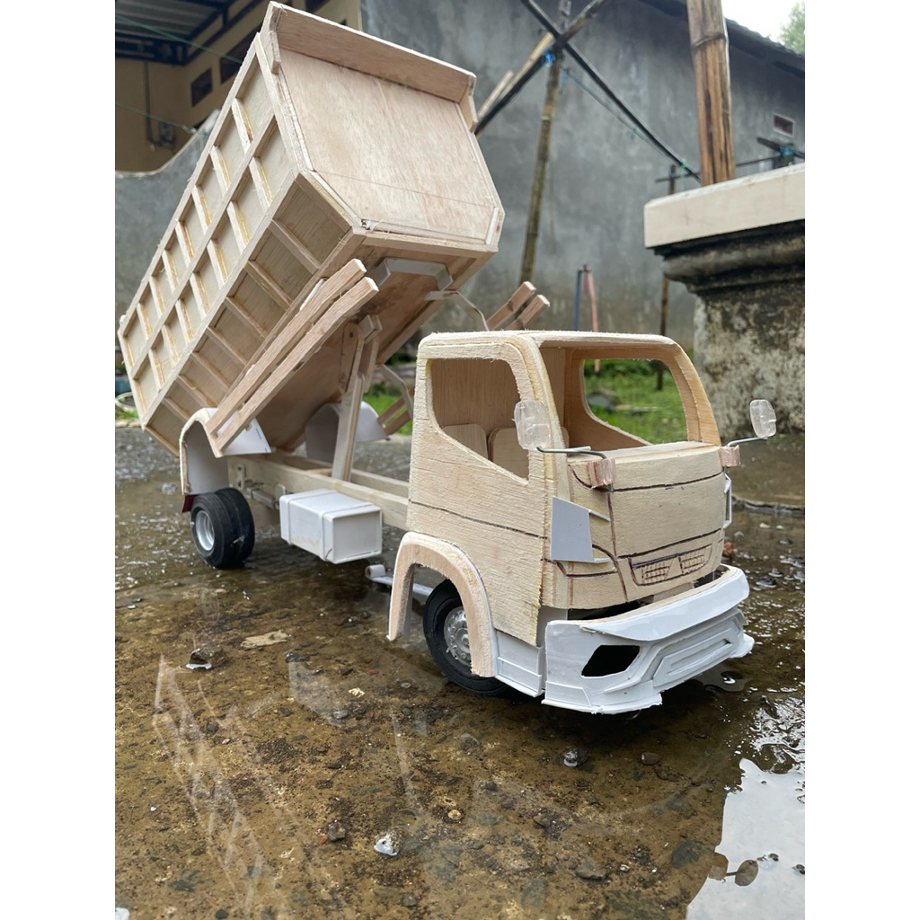 miniatur dump truk skl 14/miniatur truk oleng