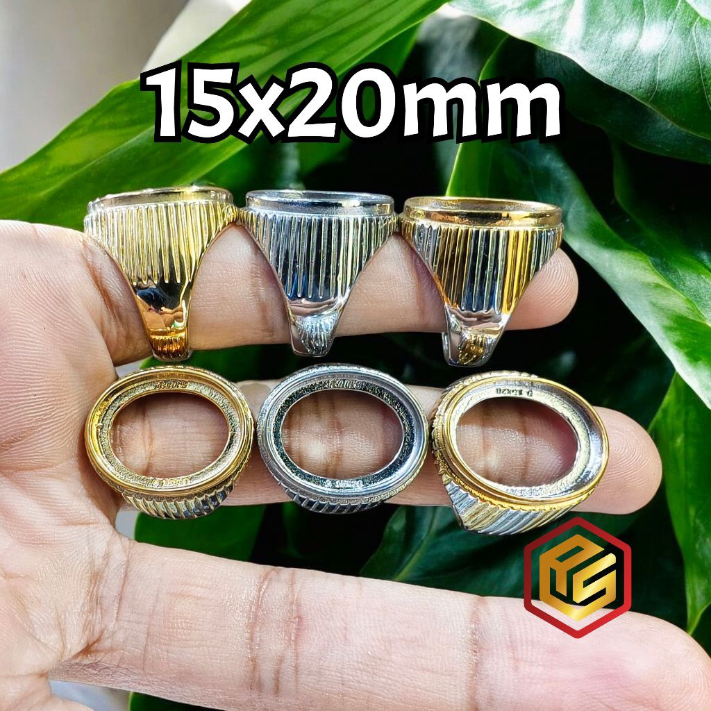 Ikatan Cincin Titanium Tanam 15x20mm -2
