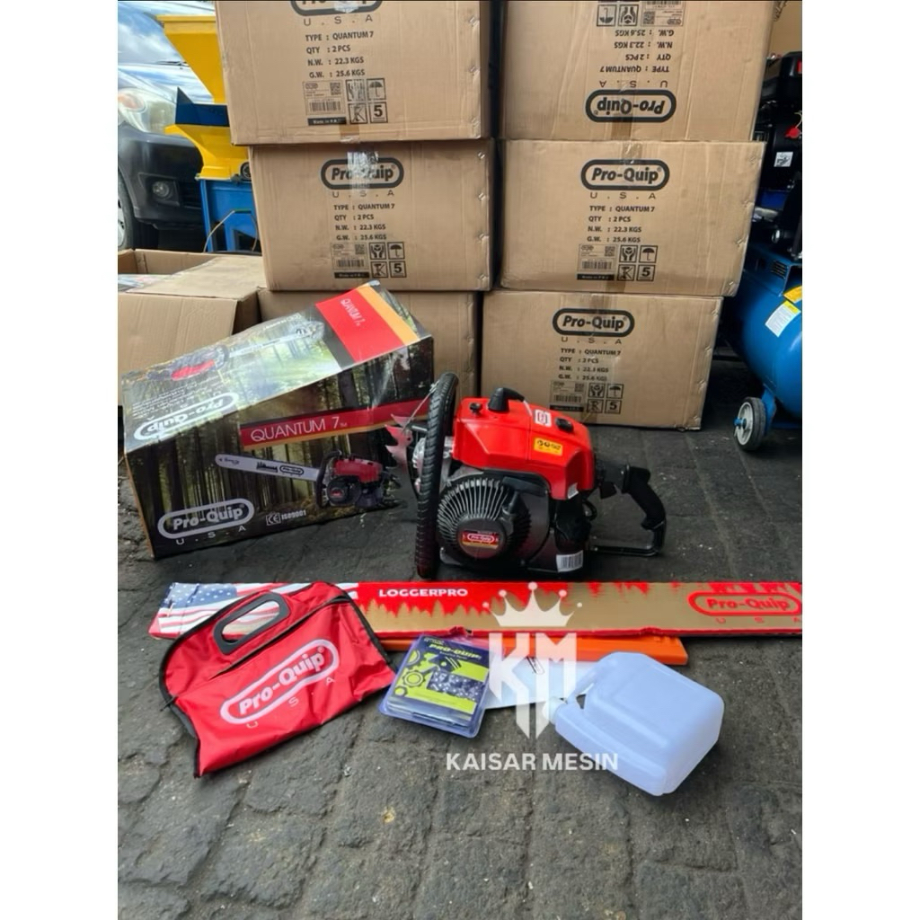 Quantum 7 PROQUIP MESIN CHAINSAW SINSO PROQUIP QUANTUM 7 BAR 36 INCI MESIN GERGAJI POTONG PRO QUIP