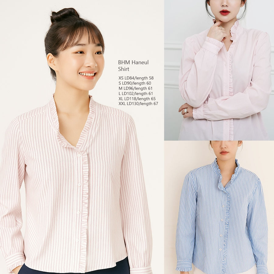 HM HANEUL SHIRT Baju Atasan Kemeja Wanita