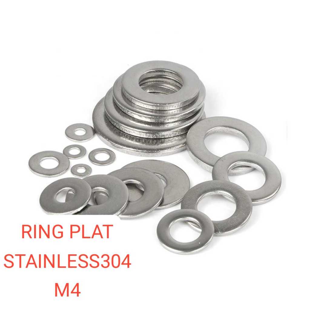 RING PLAT STAINLESS304 M4/RING PLAT UNTUK BAUT 7