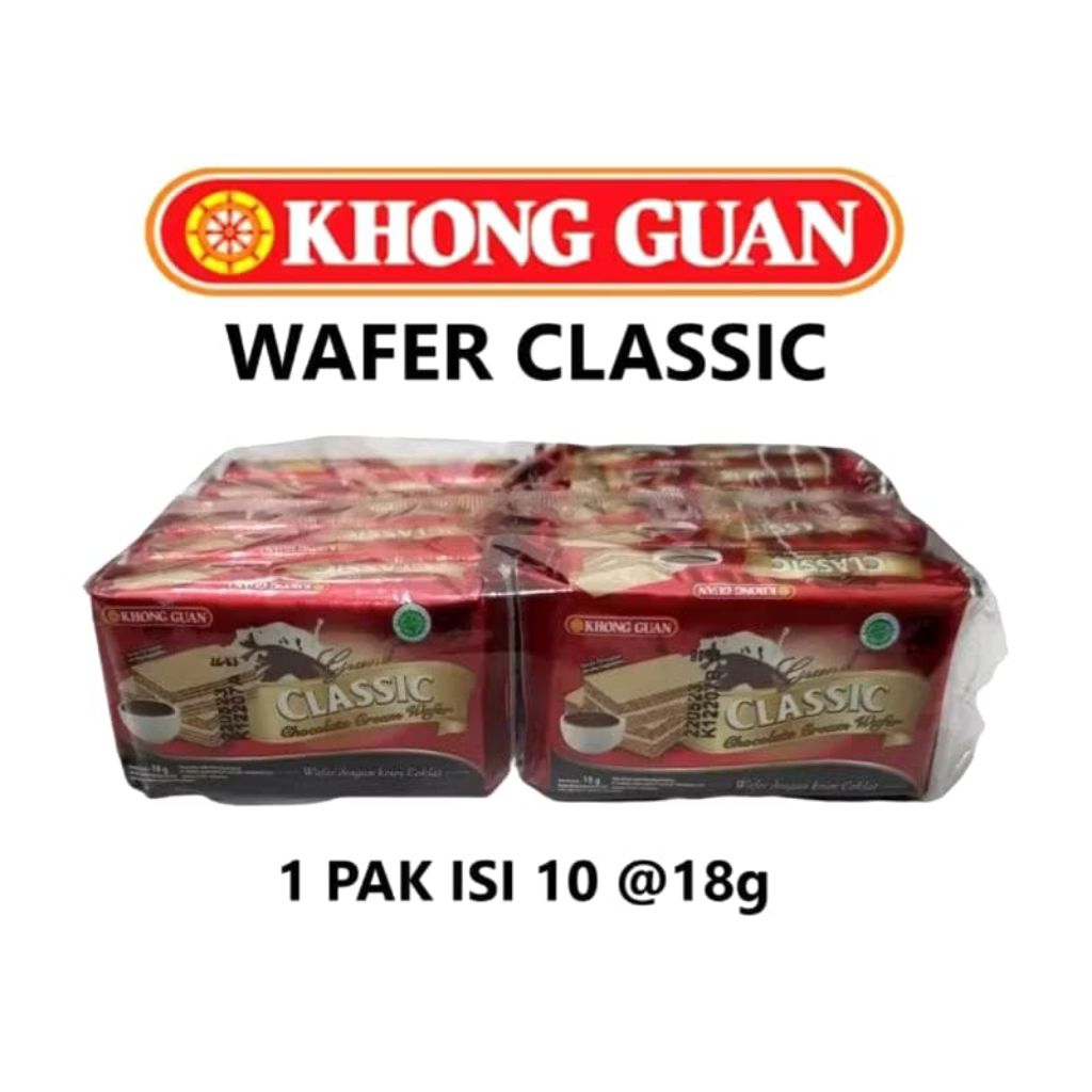Khong Guan Wafer Classic renceng /pcs | Renyah