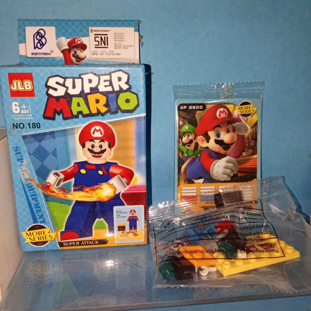 Mini Figure Brick Mario bros - Mario Lego KW