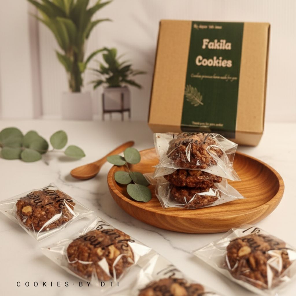 Kue Kacang Cokelat Premium Toples Isi 8pcs - Kue Kering Lebaran Rasa Coklat Enak Lumer di Mulut