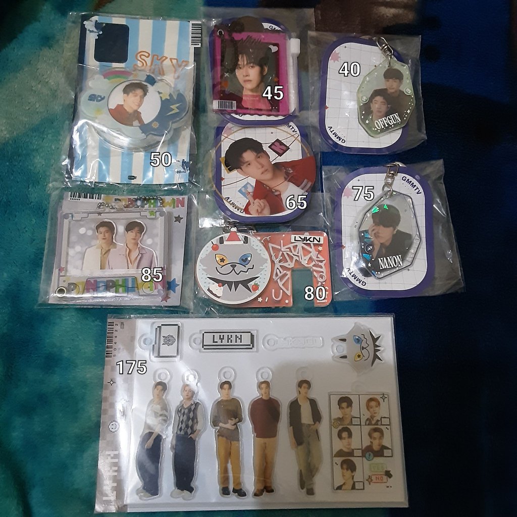 GMMTV Merch PondPhuwin, SkyNani, OffGun, Nanon, LYKN (Tui/Lego), Lykyou, Aa BUS