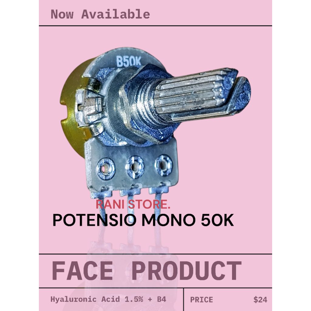 POTENSIO MONO B50K POTENSIO MONO 50K