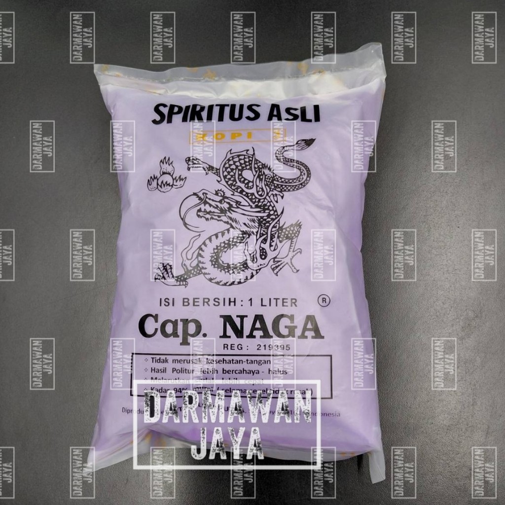 Spiritus Cap NAGA / Pirtus Naga / Spirtus ASLI CAP NAGA 1000cc / Pelarut POLITUR
