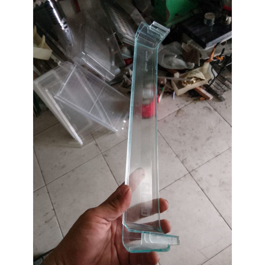 rak botol KULKAS original copotan polytron isi 2 pcs