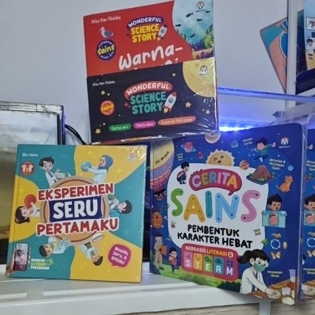 BUKU SAINS EKSPERIMEN,  SAINS STORY ANAK
