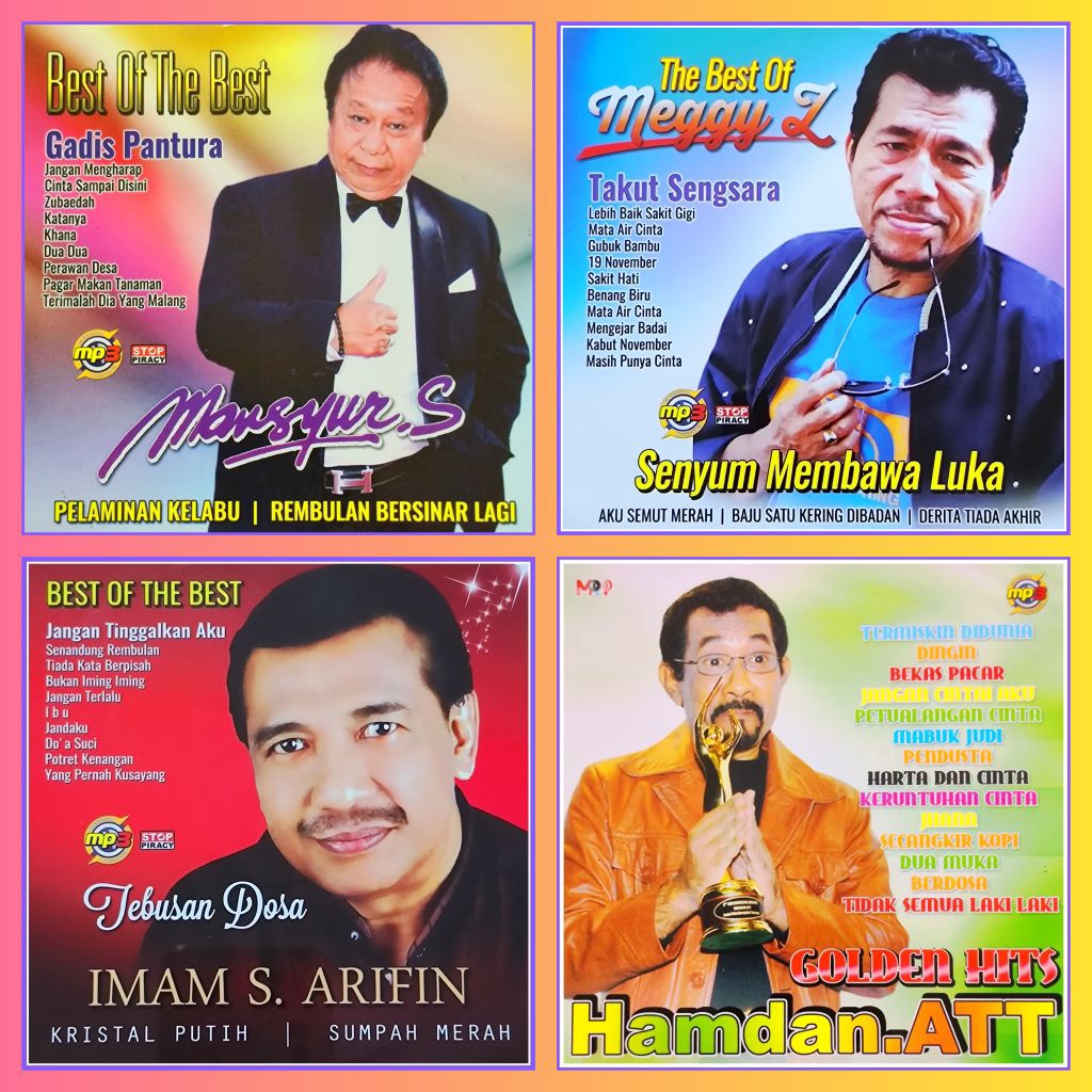 Kaset MP3 Lagu Dangdut Mansyur S - Meggy Z - Hamdan Att - Imam S Arifin Album Pilihan